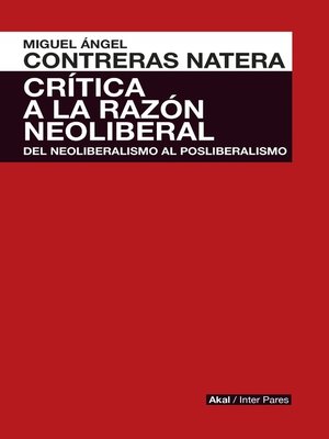 cover image of Crítica de la razón neoliberal